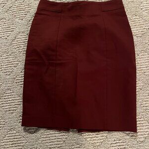 H&M Red Pencil Skirt Size 6